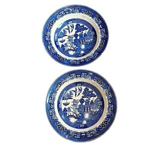 Blue Willow Cream Soup Bowl Lot